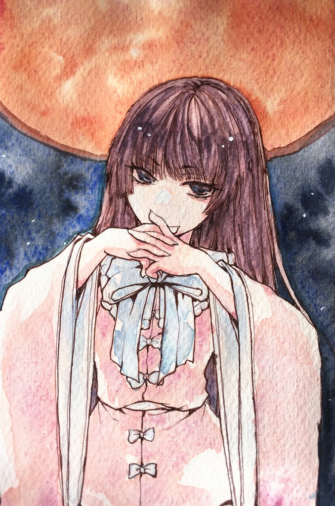水彩ドローイング原画