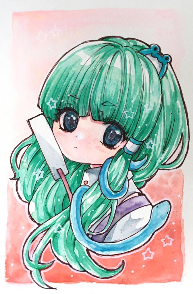 水彩ドローイング原画