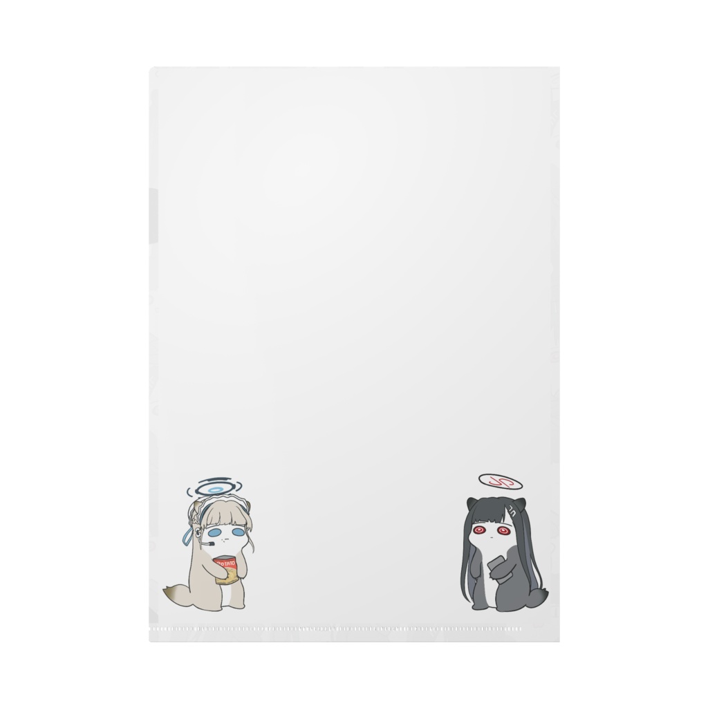 ポンタイタチがいっぱい クリアファイル