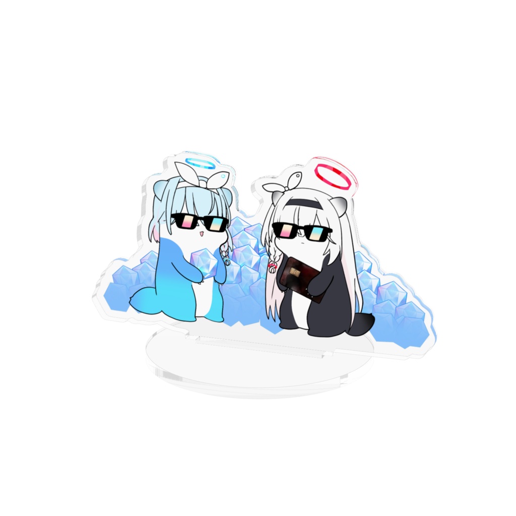 ポンタアロプラ 青輝石いっぱいアクリルフィギュア