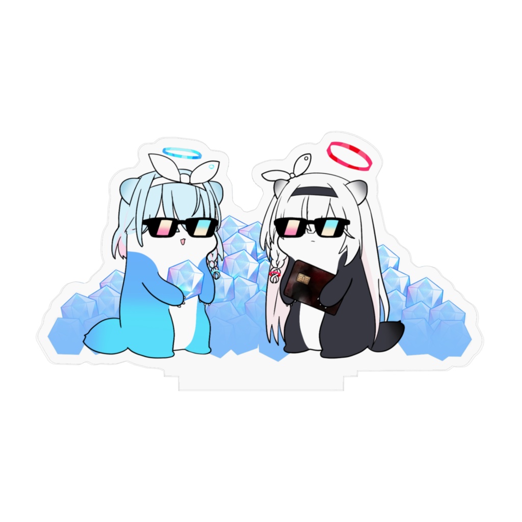 ポンタアロプラ 青輝石いっぱいアクリルフィギュア