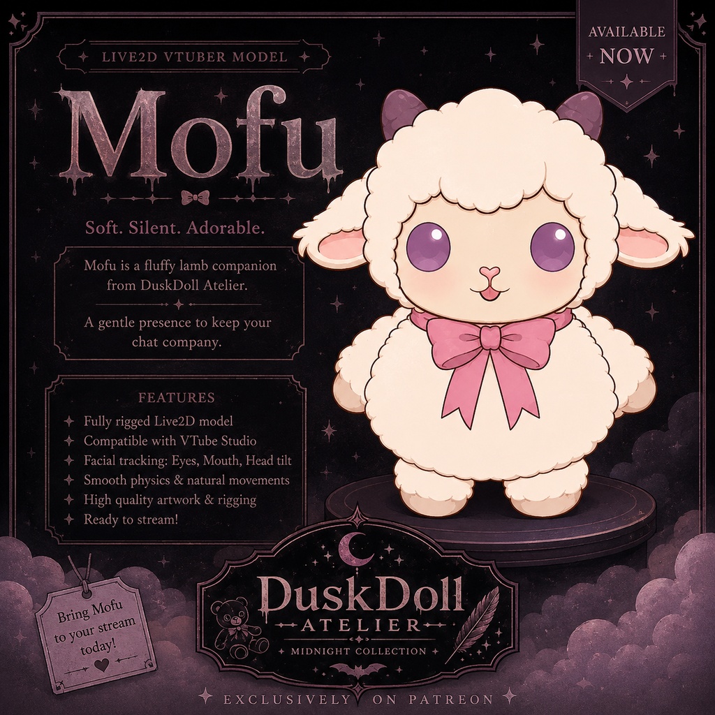 Mofu | Live2D VTuber Model | 汎用モデル