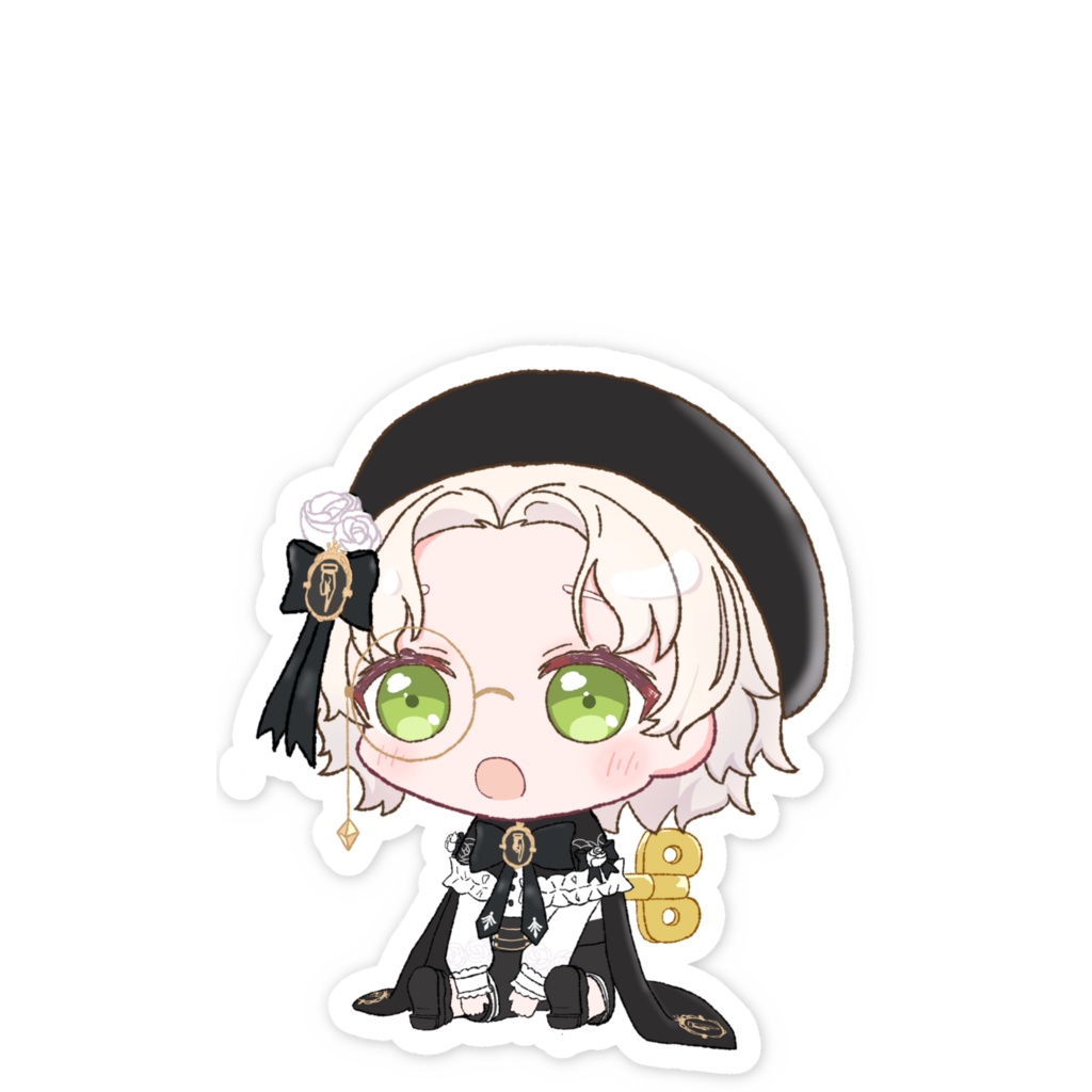 あくたりく スマホステッカー