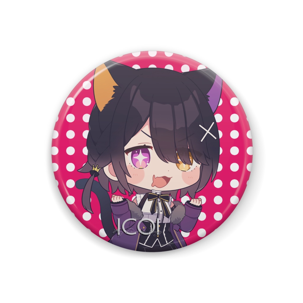 ICOI【缶バッジ‐赤】