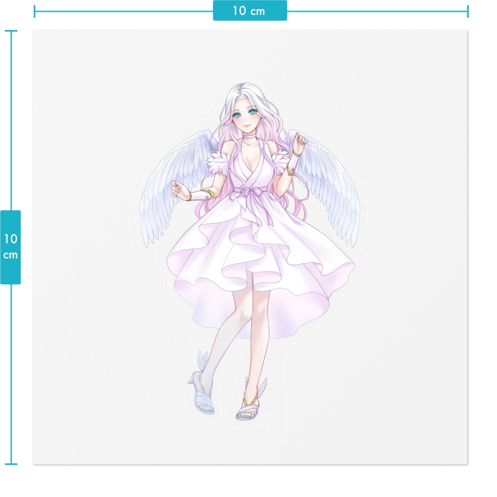 こあ.オリジナルステッカー