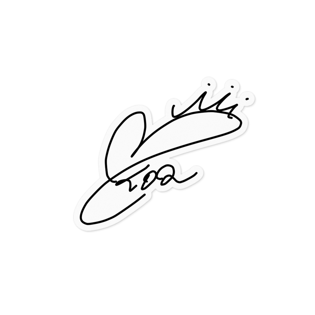 こあ.サインステッカー