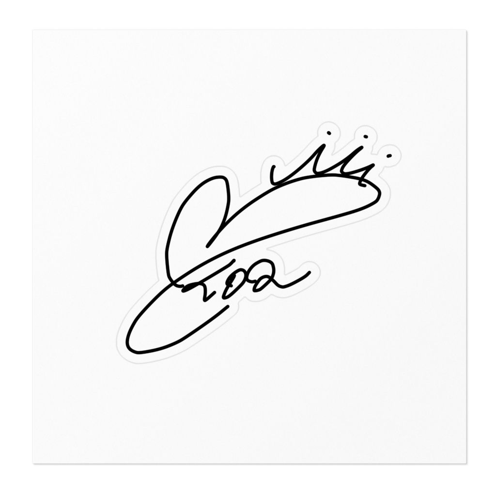 こあ.サインステッカー