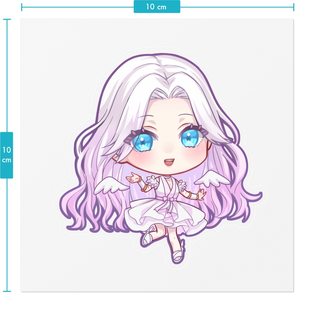 こあ.オリジナルステッカー