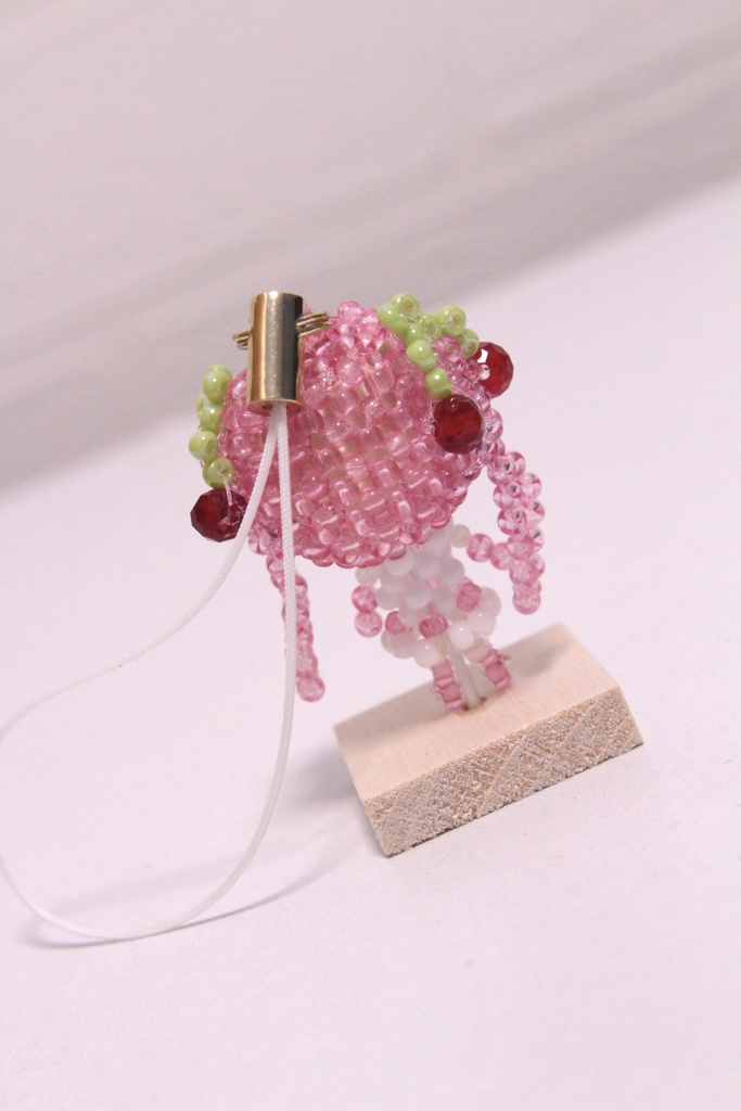 桜ミク ビーズマスコット さくらんぼver.