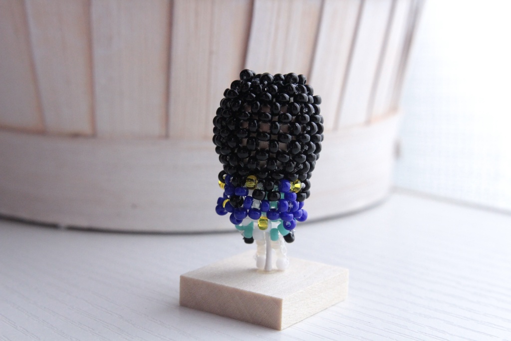 白石杏 ビーズマスコット