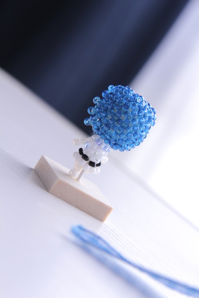 桐谷遥 ビーズマスコット