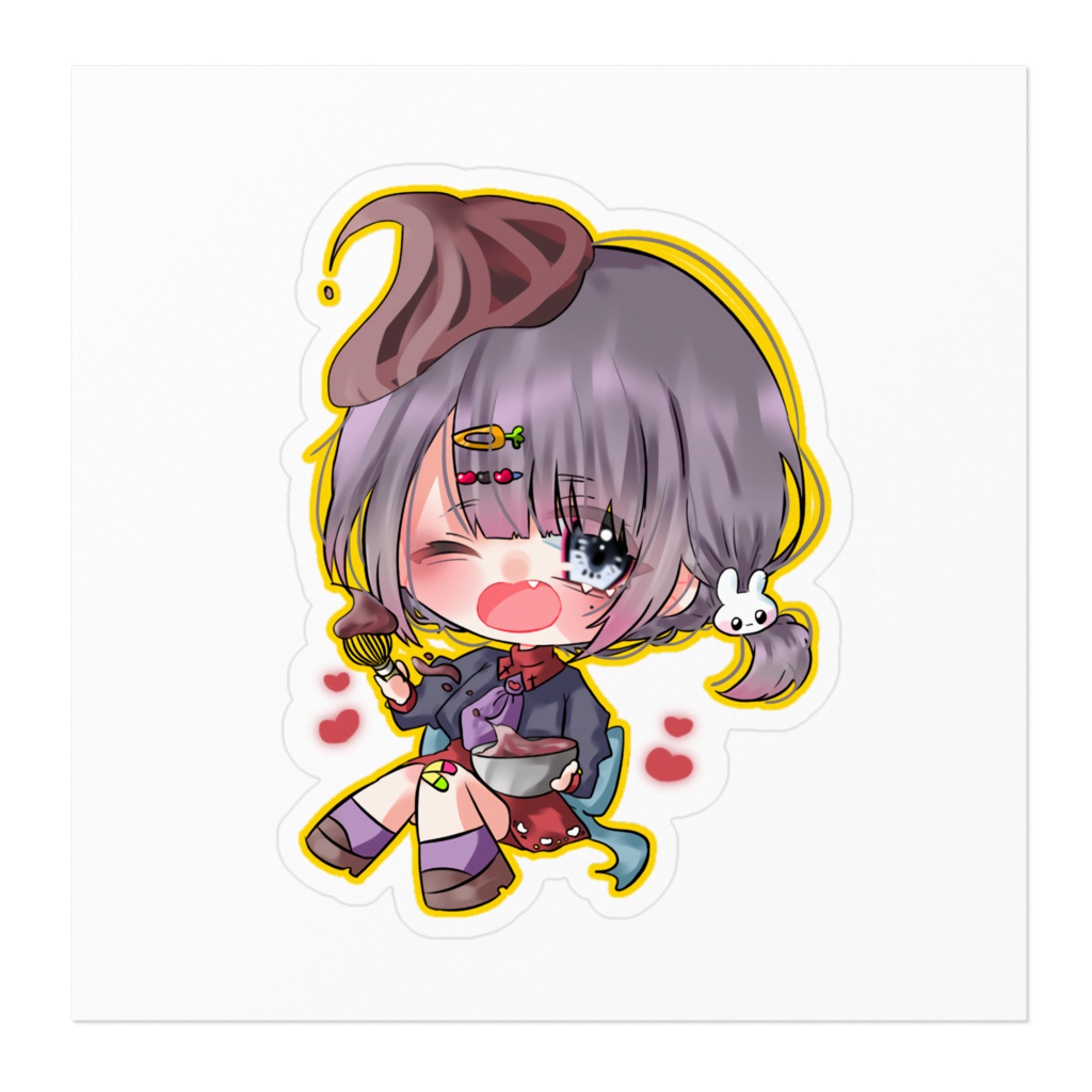 女の子 ステッカー