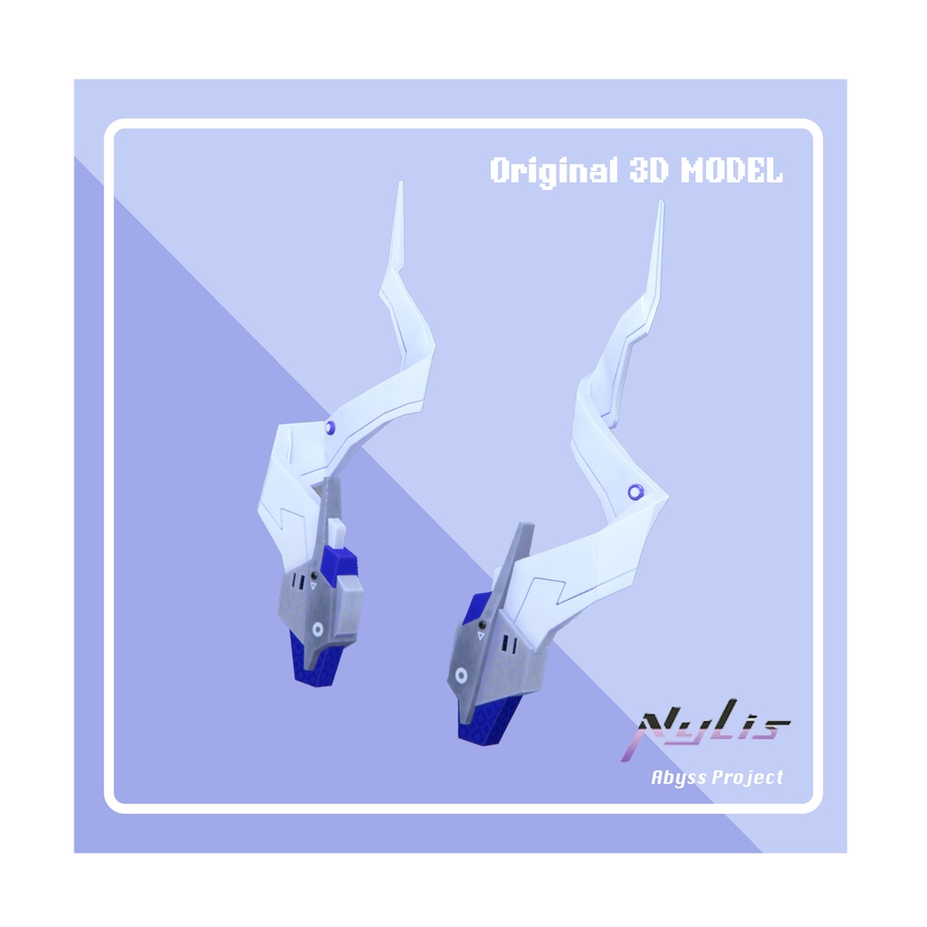 【オリジナル】羚羊角【高品質3Dモデル】