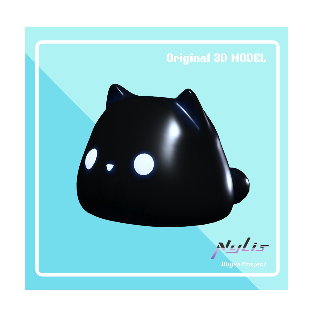 【オリジナル】プリン猫【高品質3Dモデル】