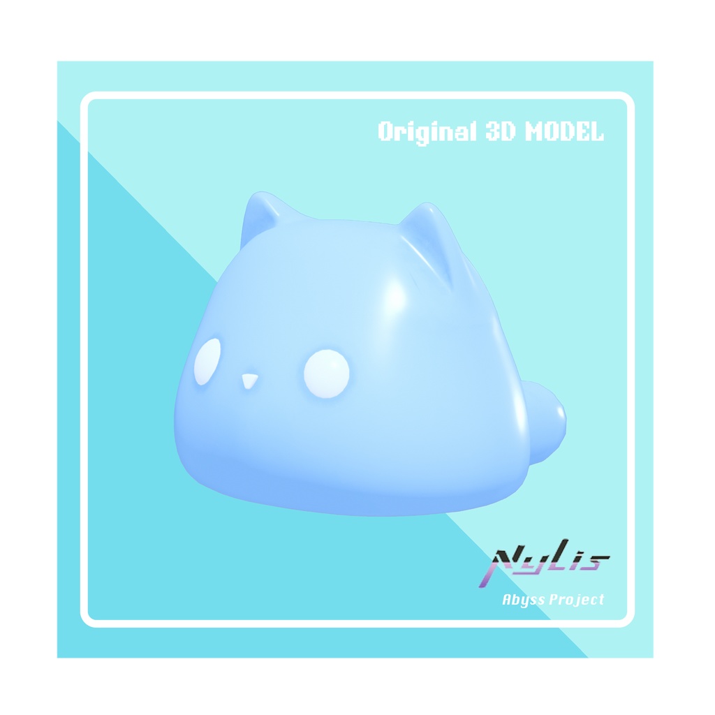 【オリジナル】プリン猫【高品質3Dモデル】