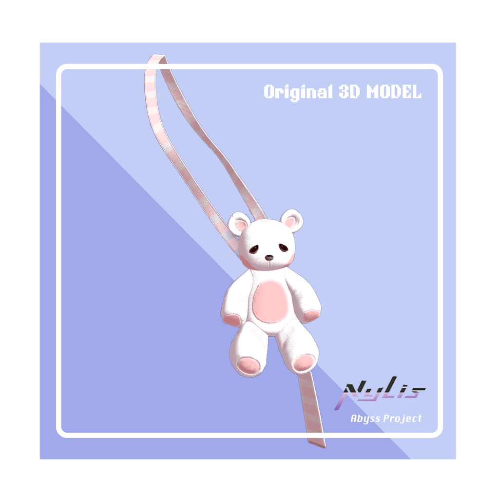 【オリジナル】クマのショルダーバッグ - Bear Shoulder Bag【高品質3Dモデル】