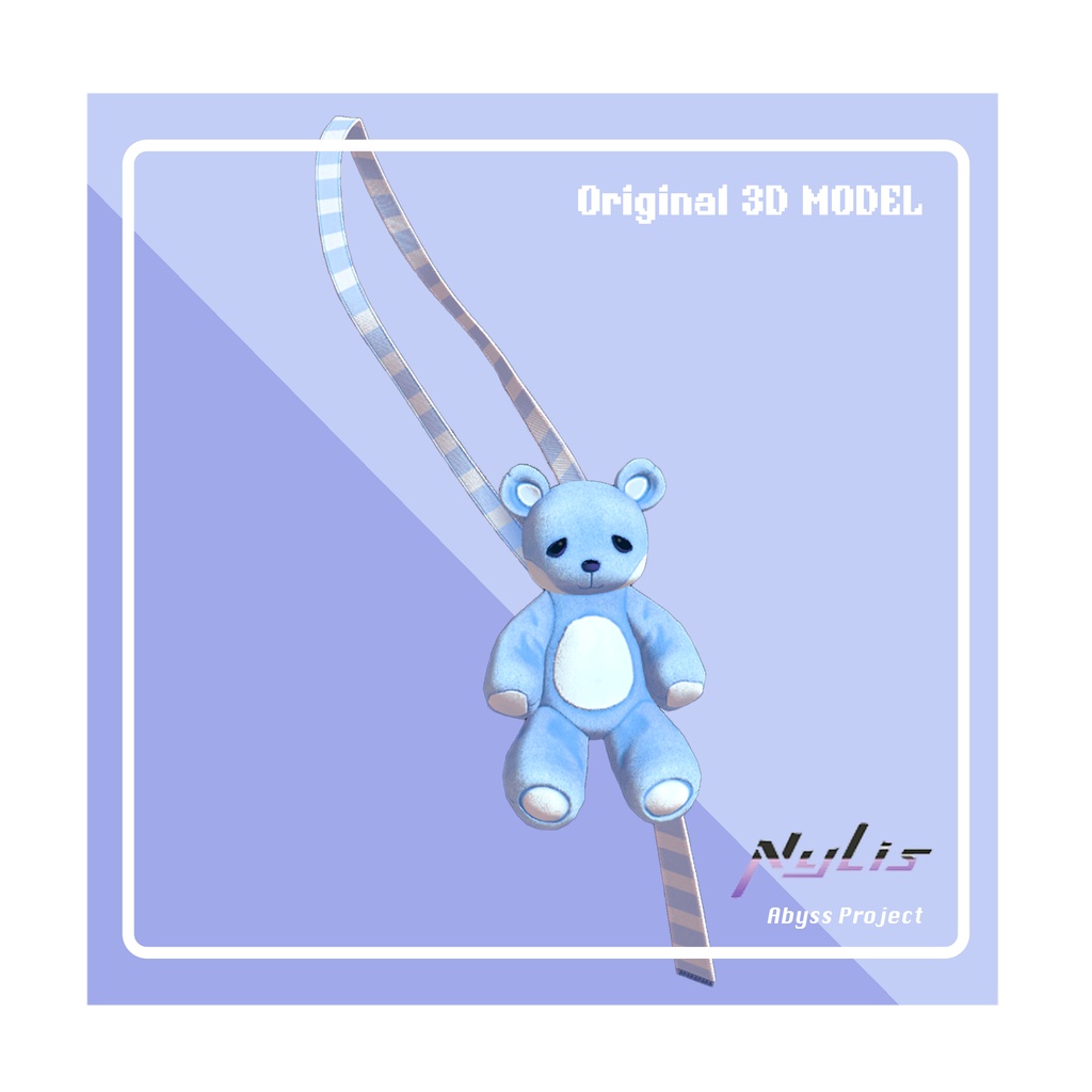 【オリジナル】クマのショルダーバッグ - Bear Shoulder Bag【高品質3Dモデル】