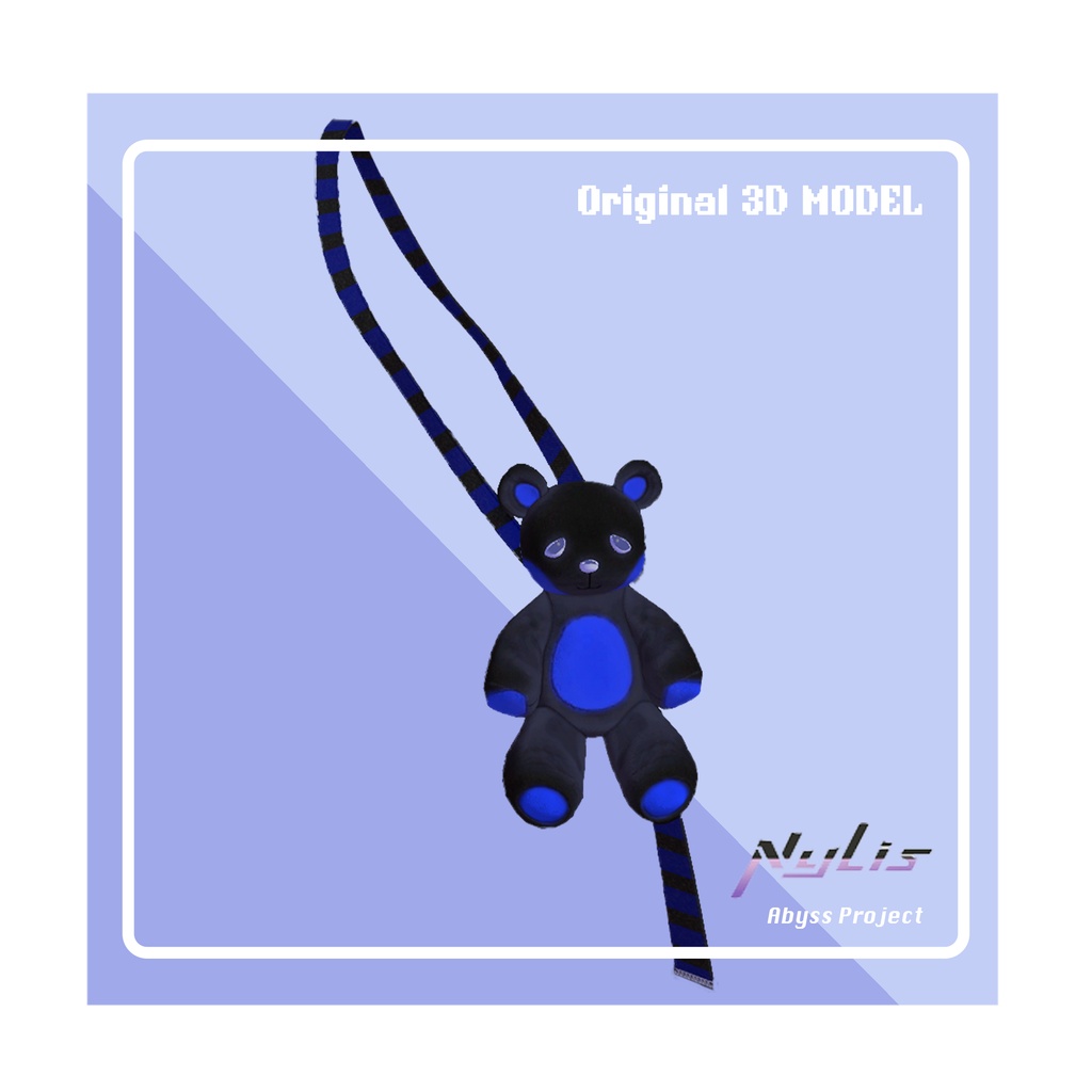 【オリジナル】クマのショルダーバッグ - Bear Shoulder Bag【高品質3Dモデル】