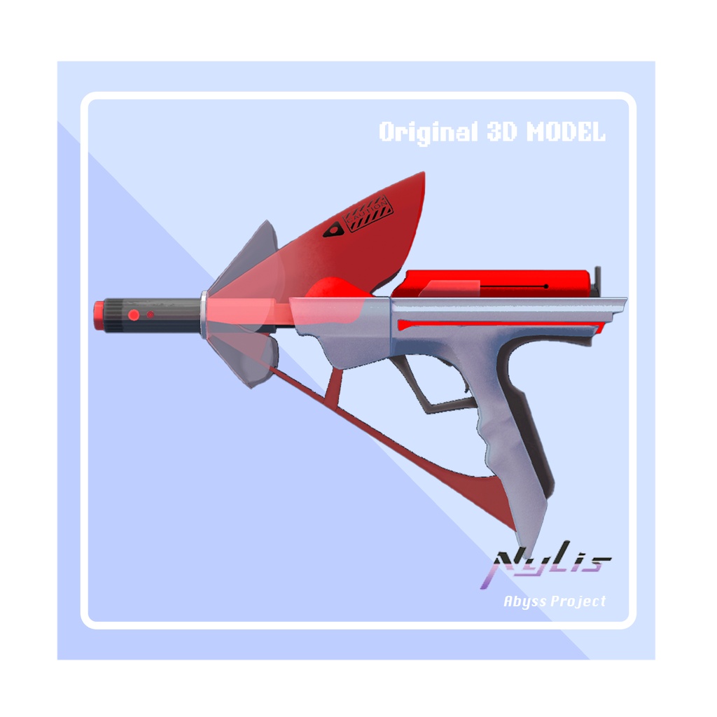 【オリジナル】フラワーガン - Flower Gun【高品質3Dモデル】