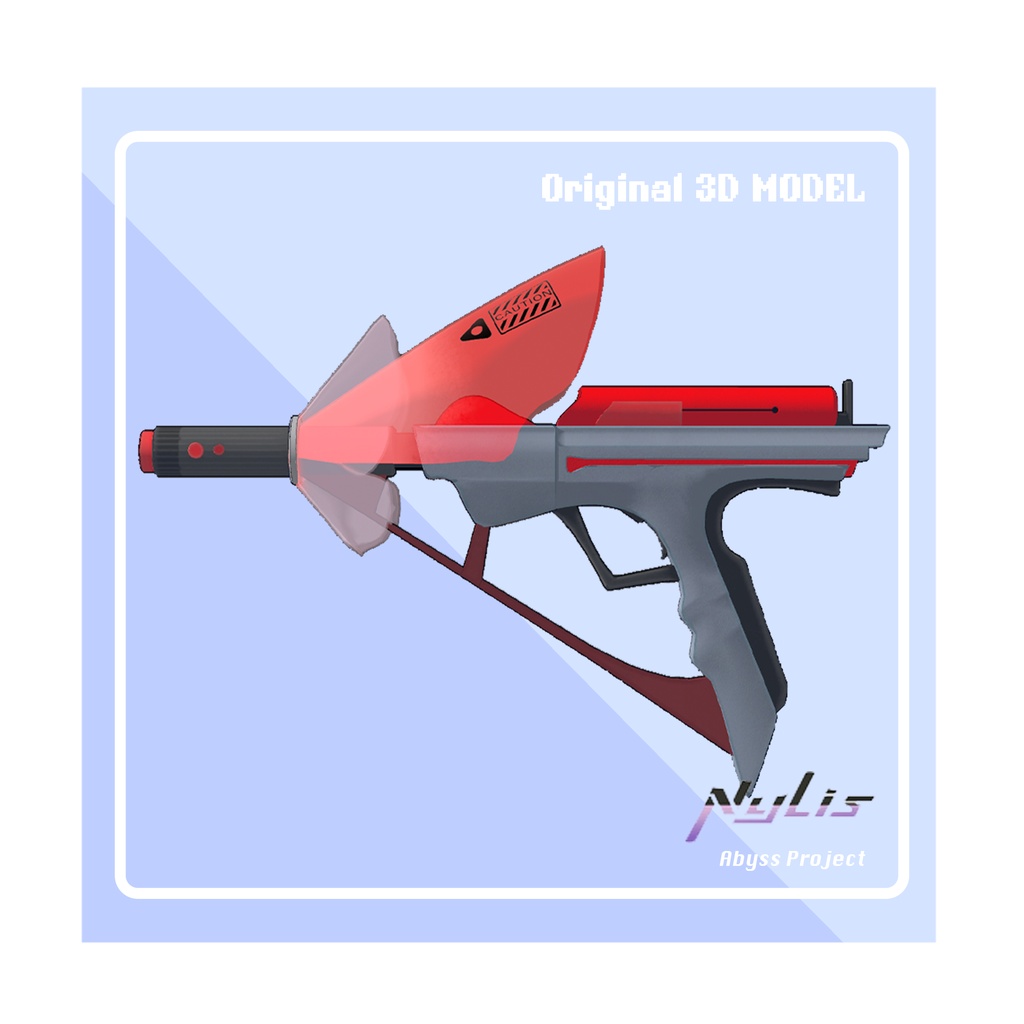 【オリジナル】フラワーガン - Flower Gun【高品質3Dモデル】