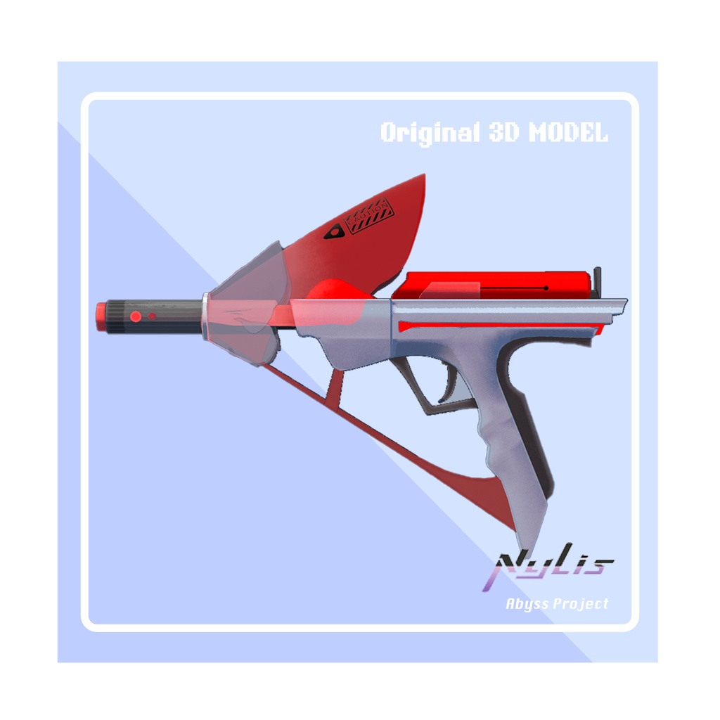 【オリジナル】フラワーガン - Flower Gun【高品質3Dモデル】