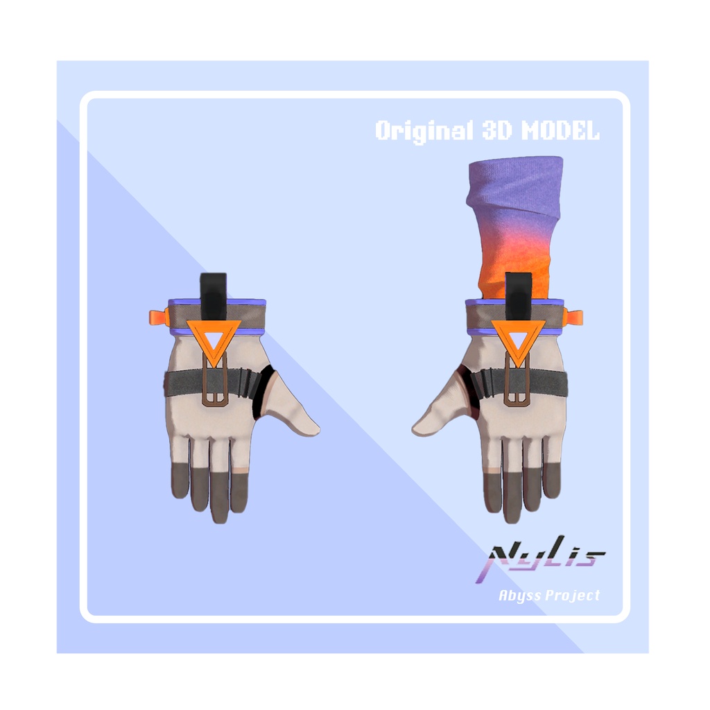 【オリジナル】保護用手袋 - Protective Gloves【高品質3Dモデル】
