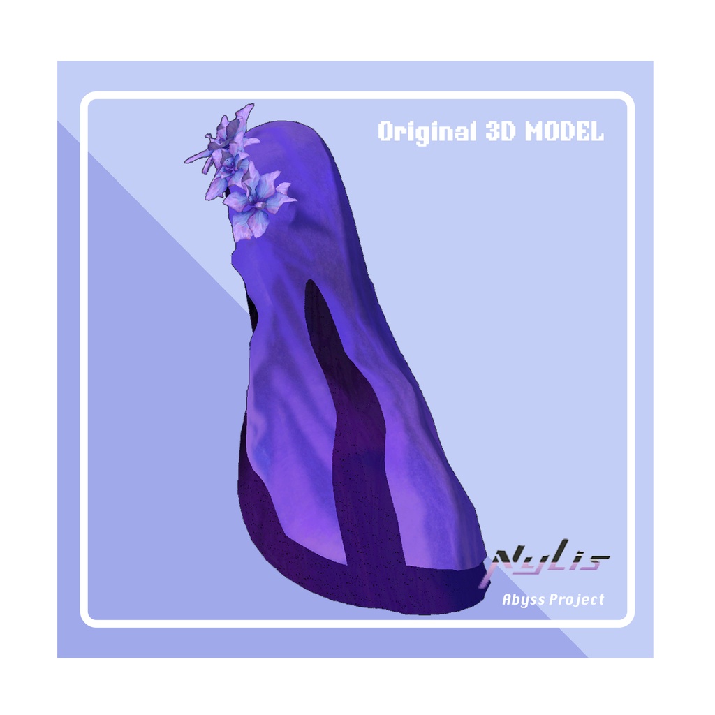 【オリジナル】アイリスの光輪セット - Iris Halo Outfit Set【高品質3Dモデル】