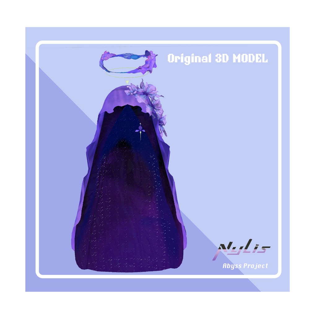 【オリジナル】アイリスの光輪セット - Iris Halo Outfit Set【高品質3Dモデル】