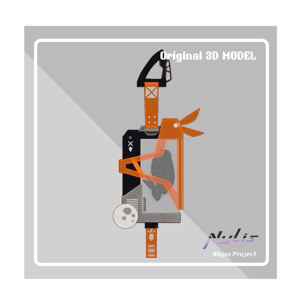 【オリジナル】うさぎの社員証ホルダーセット - Rabbit Work Badge Set【高品質3Dモデル】