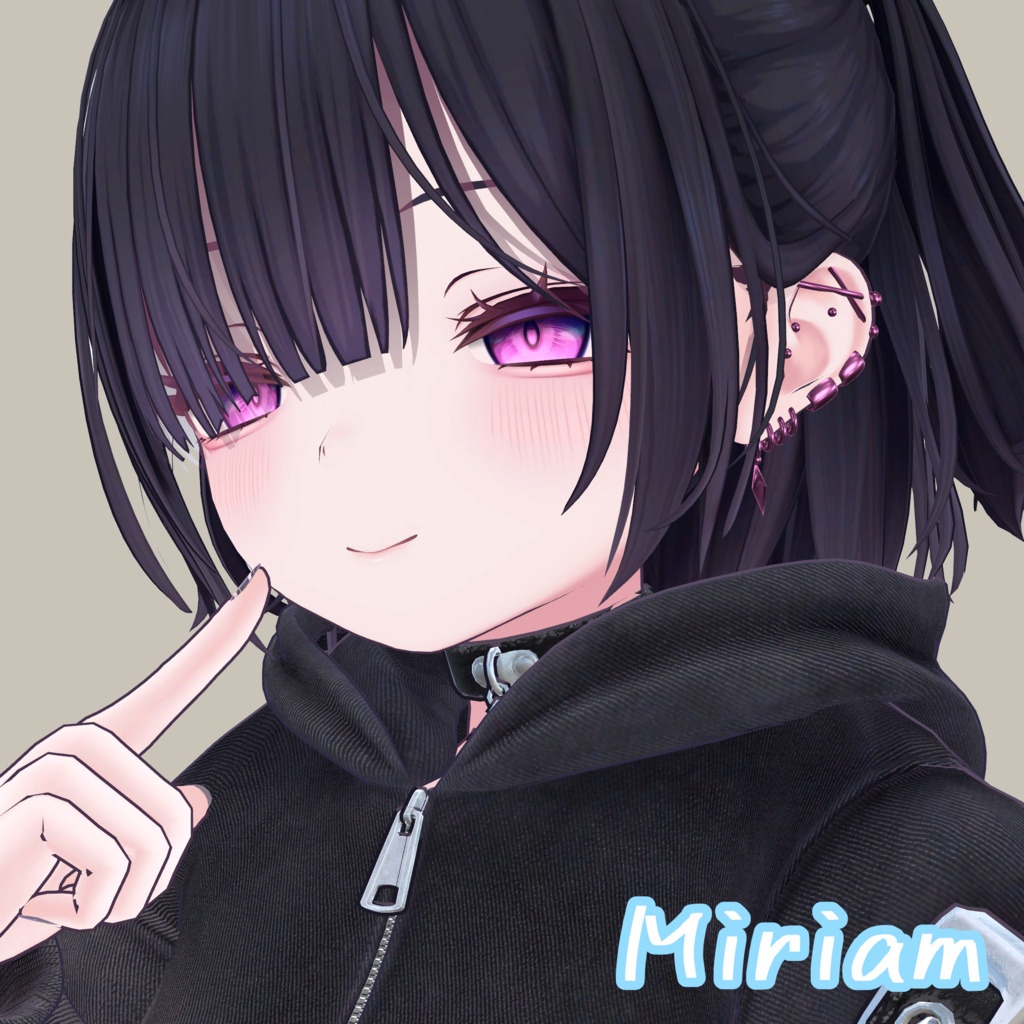 【YMファンメイド】【複数アバター対応】【MA対応】♦ Simple Heavily Earrings ♦ しんぷるばちばちピアス