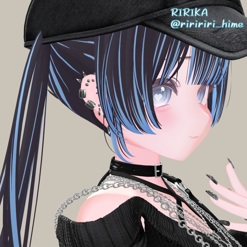 獏・泣夜対応あります🙌【複数アバター対応】【MA対応】♦ Simple Heavily Earrings ♦ しんぷるばちばちピアス