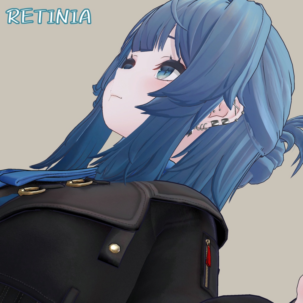 獏・泣夜対応あります🙌【複数アバター対応】【MA対応】♦ Simple Heavily Earrings ♦ しんぷるばちばちピアス