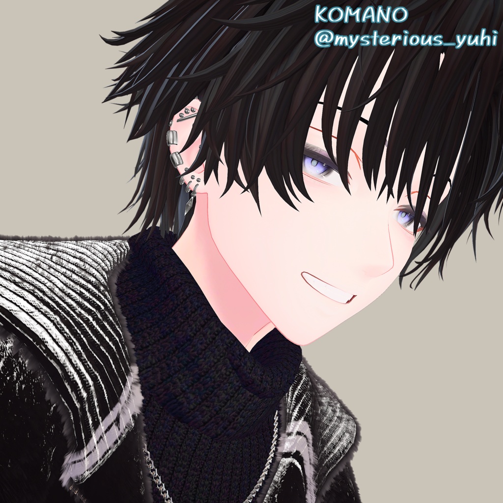 【複数アバター対応】【MA対応】♦ Simple Heavily Earrings ♦ しんぷるばちばちピアス