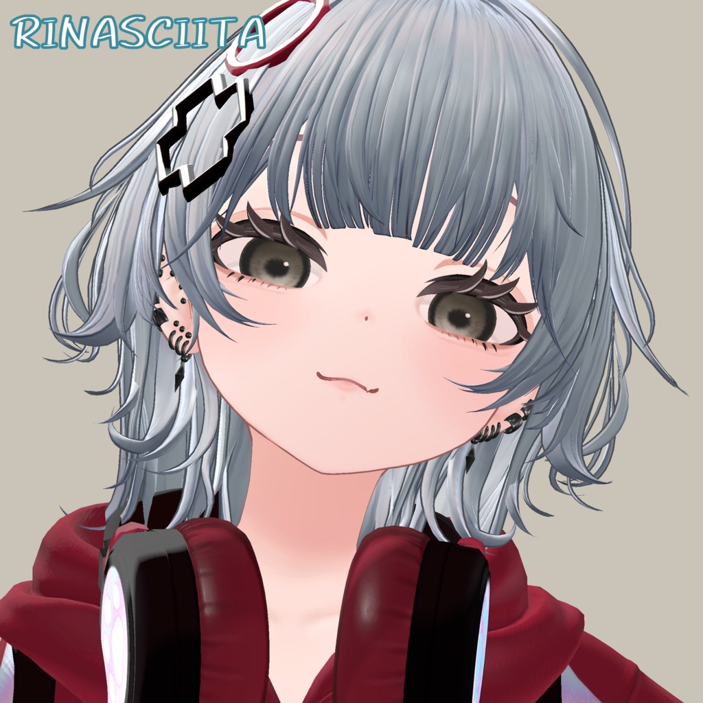 獏・泣夜対応あります🙌【複数アバター対応】【MA対応】♦ Simple Heavily Earrings ♦ しんぷるばちばちピアス