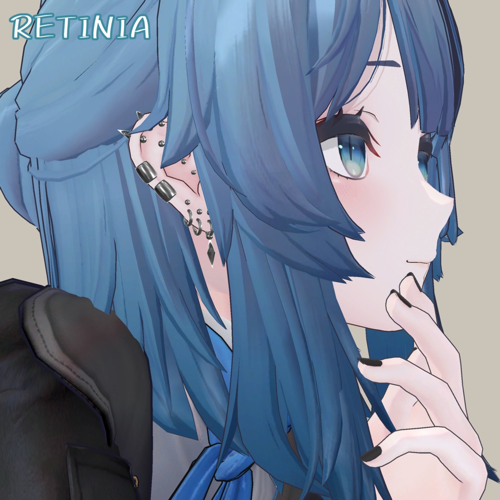 獏・泣夜対応あります🙌【複数アバター対応】【MA対応】♦ Simple Heavily Earrings ♦ しんぷるばちばちピアス