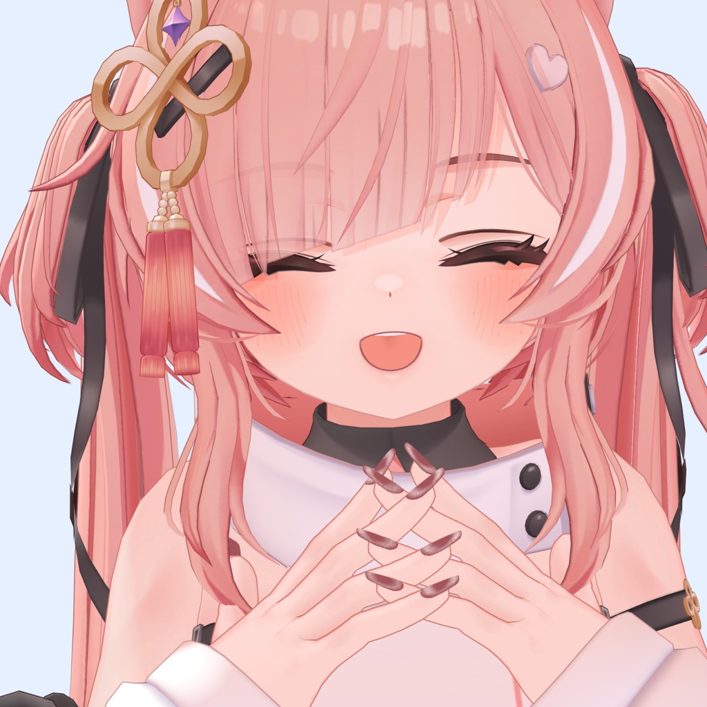 🎁無料配布🎁【複数アバター対応】【YMファンメイド】しんぷるマグネットネイル