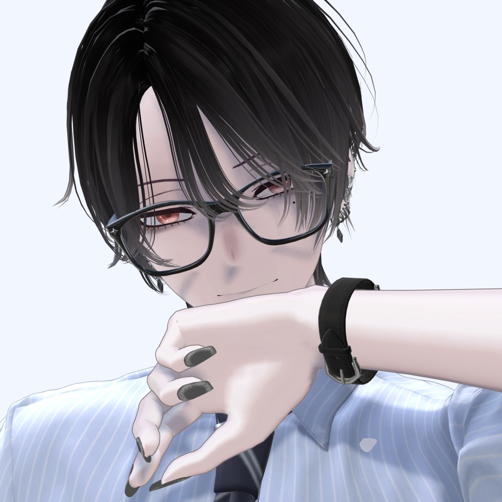 🎁無料配布🎁【複数アバター対応】【YMファンメイド】しんぷるマグネットネイル