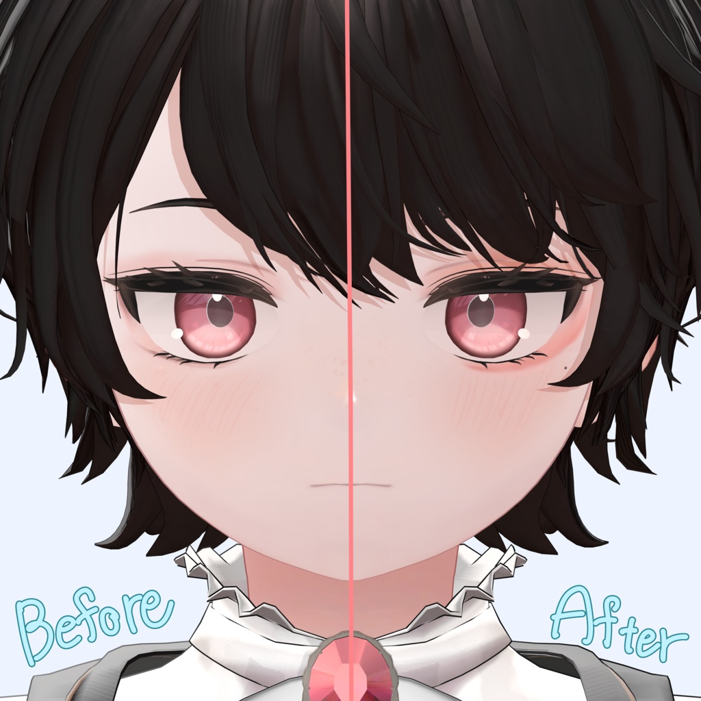 ♦️ Ruty make up & mole & tongue texture ♦️