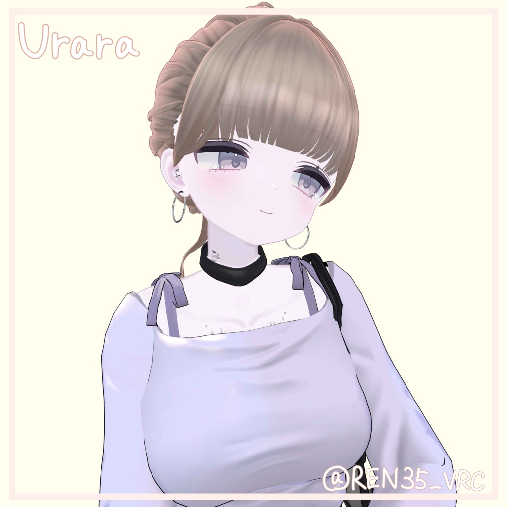 🎁無料配布🎁【複数アバター対応】でっかいわっかピアス ♦ Big Ring Earrings ♦