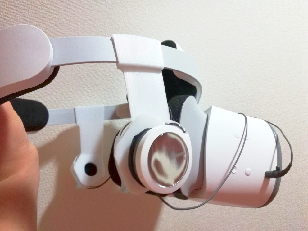 【3Dデータ】MirageSolo用ヘッドフォンクリップマウンタ