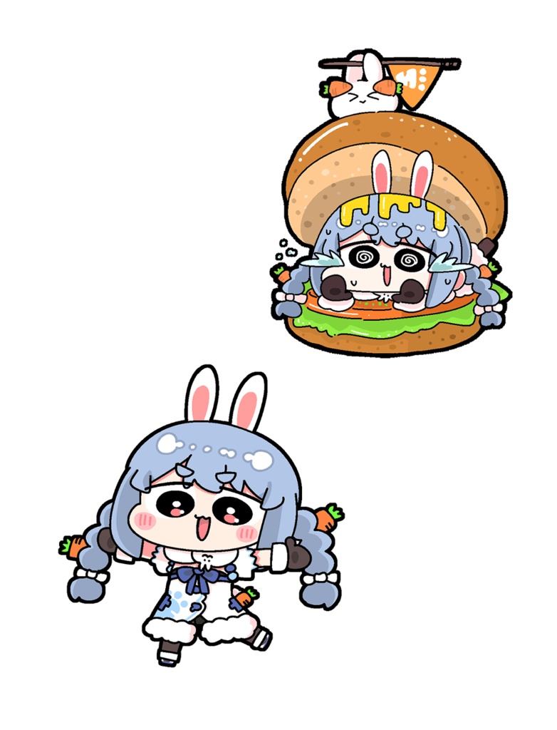 ぺこらステッカーセット