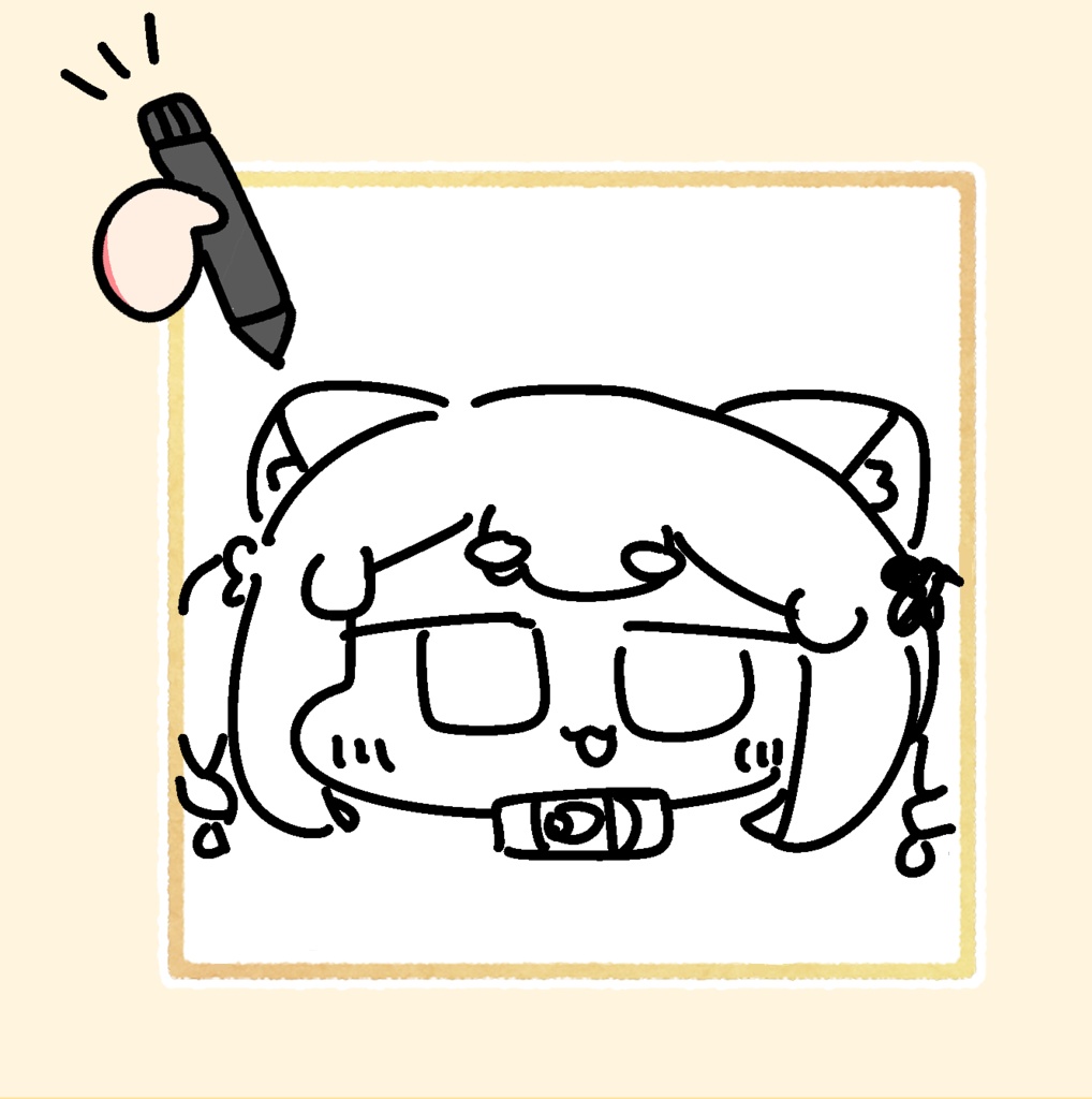 リクエストミニ色紙