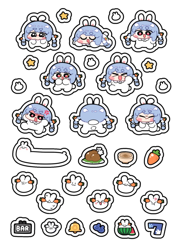 ぺこら　クリアシール