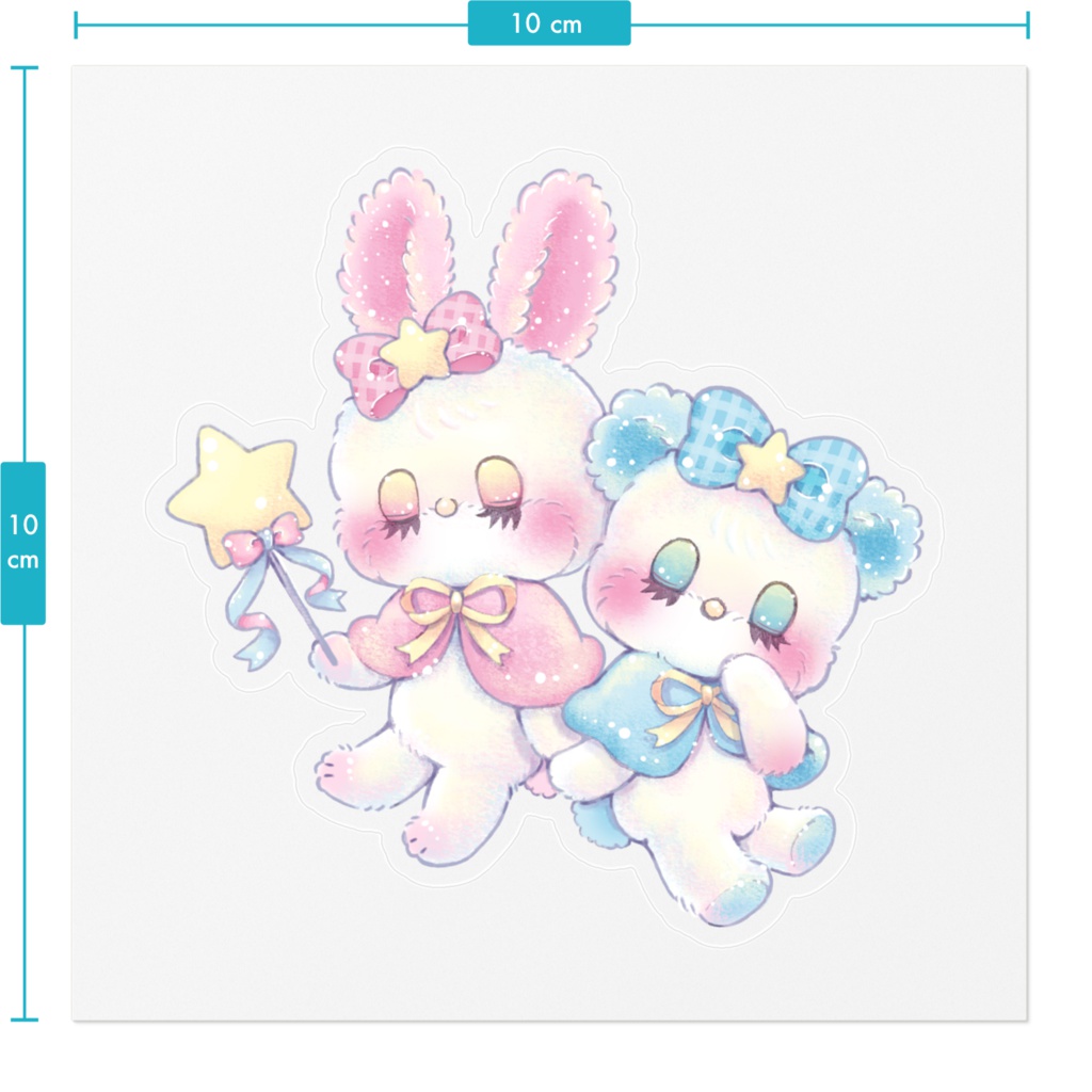 Twinkle magic ステッカー(クリア)