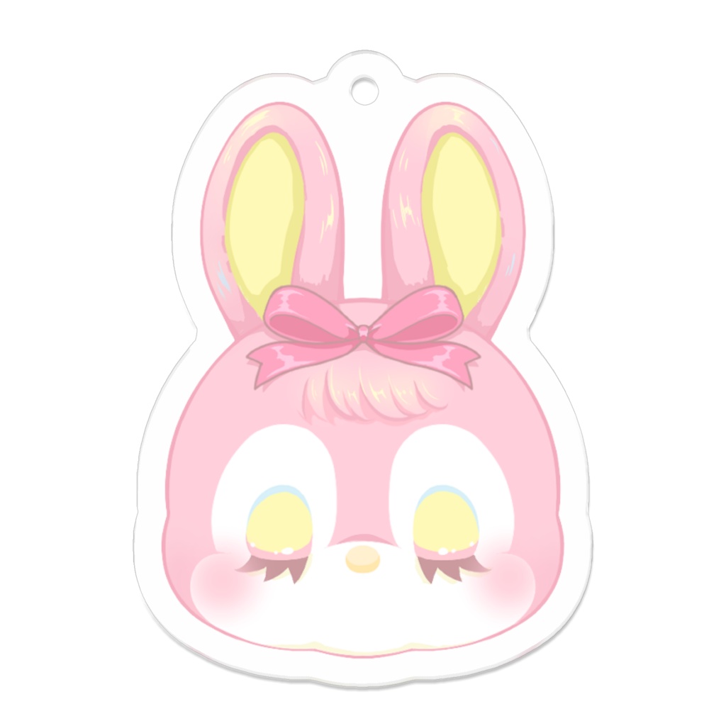 Kushurme うさちゃんアクリルキーホルダー