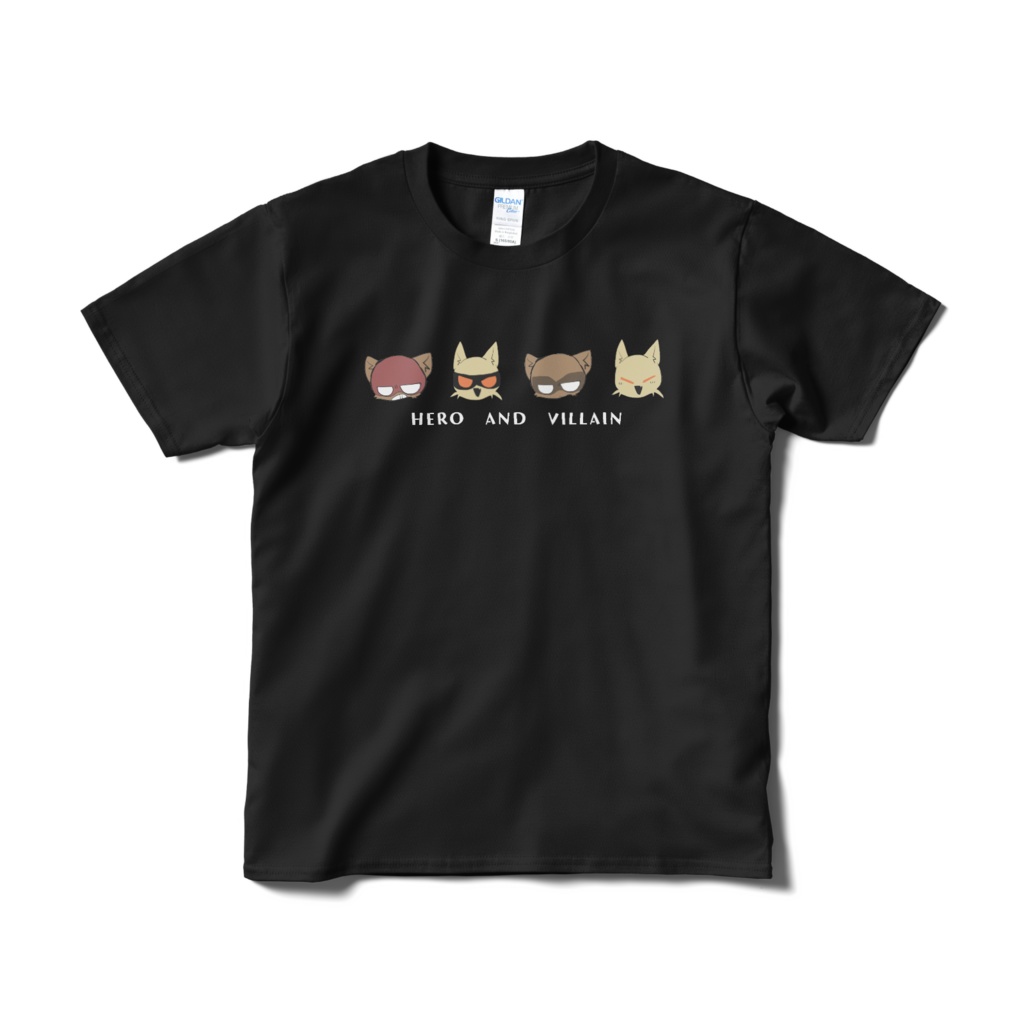 ヒーローくんとヴィランくんTシャツ
