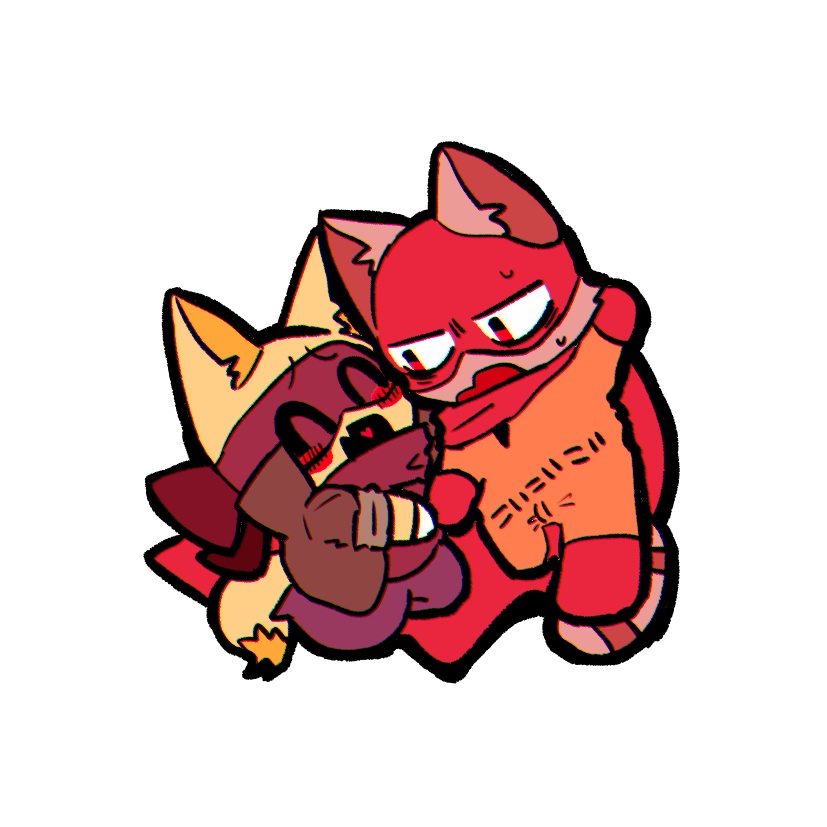 ヒーローくんとヴィランくん アクリルキーホルダー