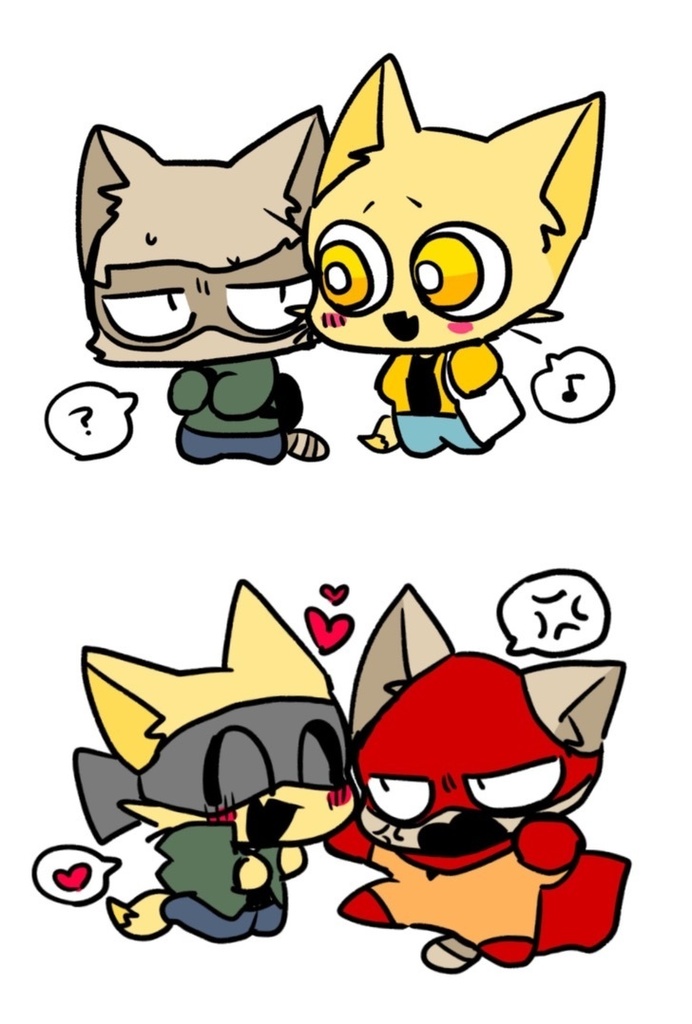 ヒーローくんとヴィランくん シールステッカーセット