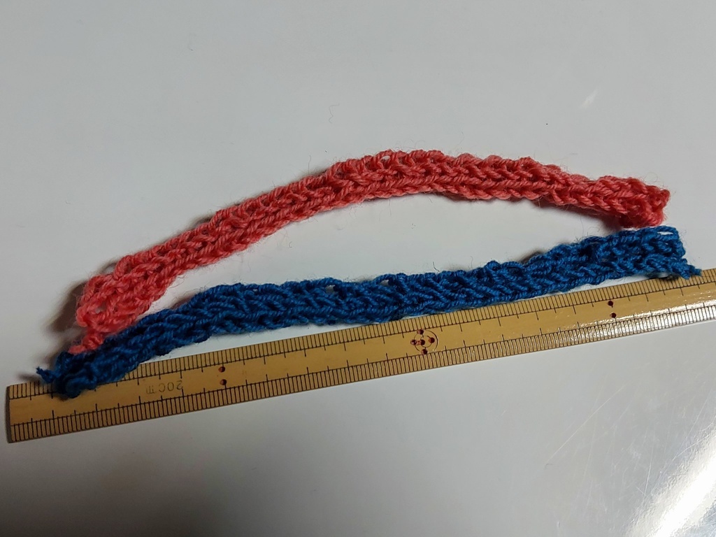 【オビツ11】メリヤス編みのマフラー【ドール小物】