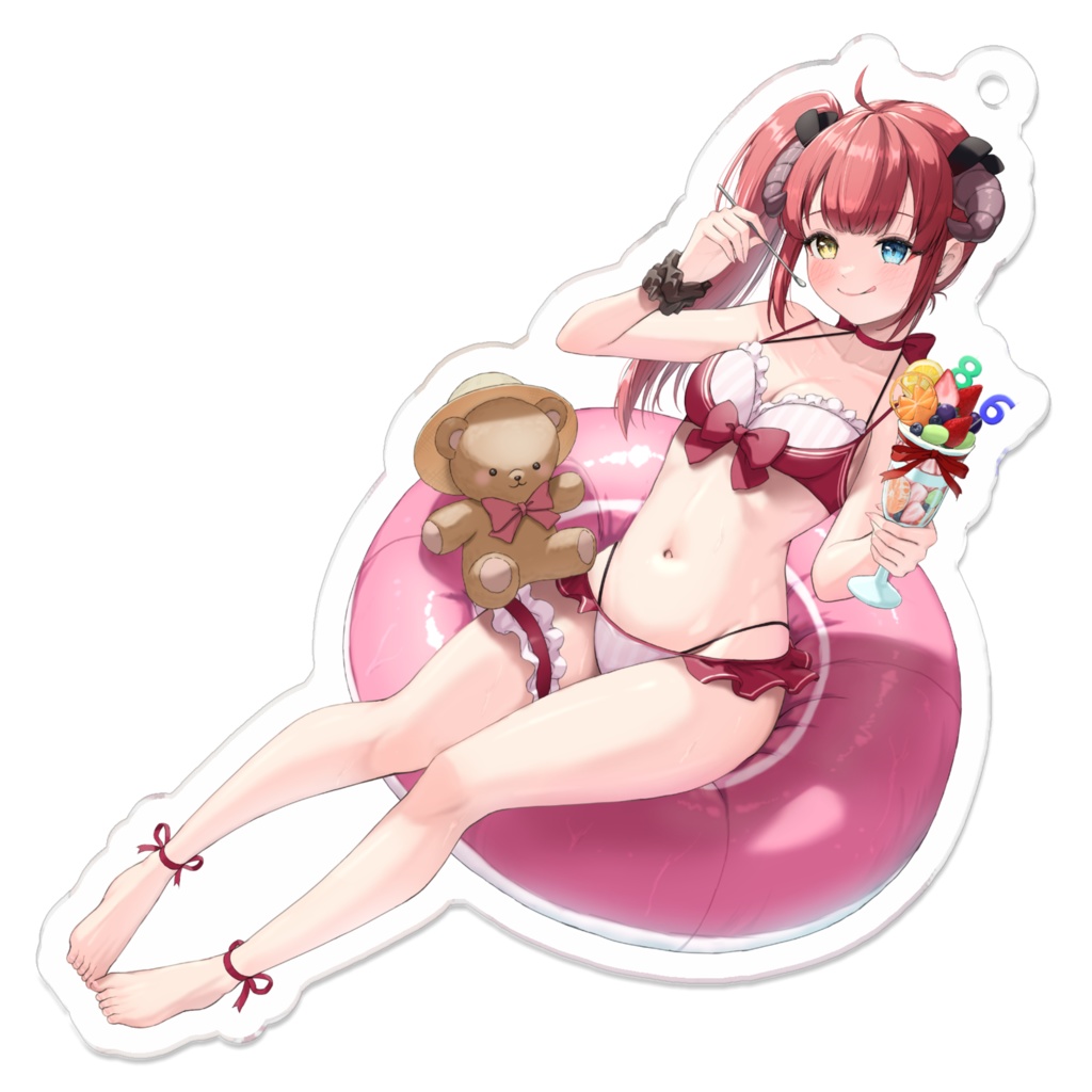 🍉🏖️2023お誕生日記念グッズ アクリルキーホルダー🏖️🍉